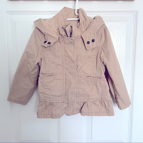 💛 ❄️ EEUC OLD NAVY KIDS TODDLER GIRLS 2T FALL JACKET PEPLUM - Picture 1 of 3
